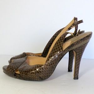 Cole Haan NikeAir peep toe sling back Heel sz7.5